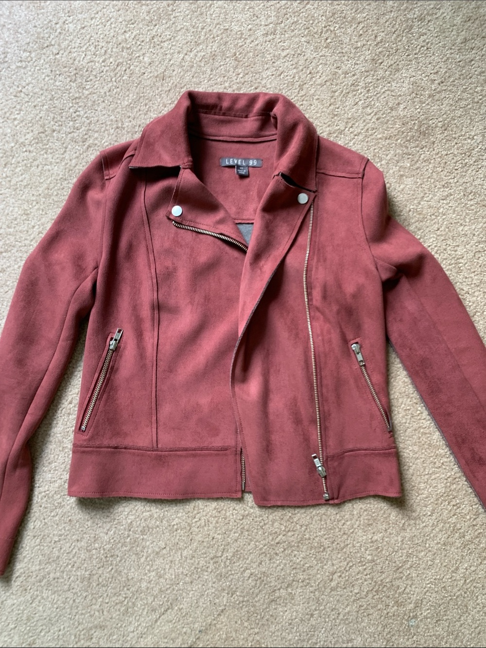 Level 99 Women's Pink Moto Jacket